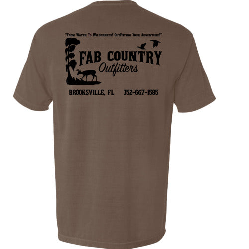 Fab Country Simple Logo USA Made Pocket Tee
