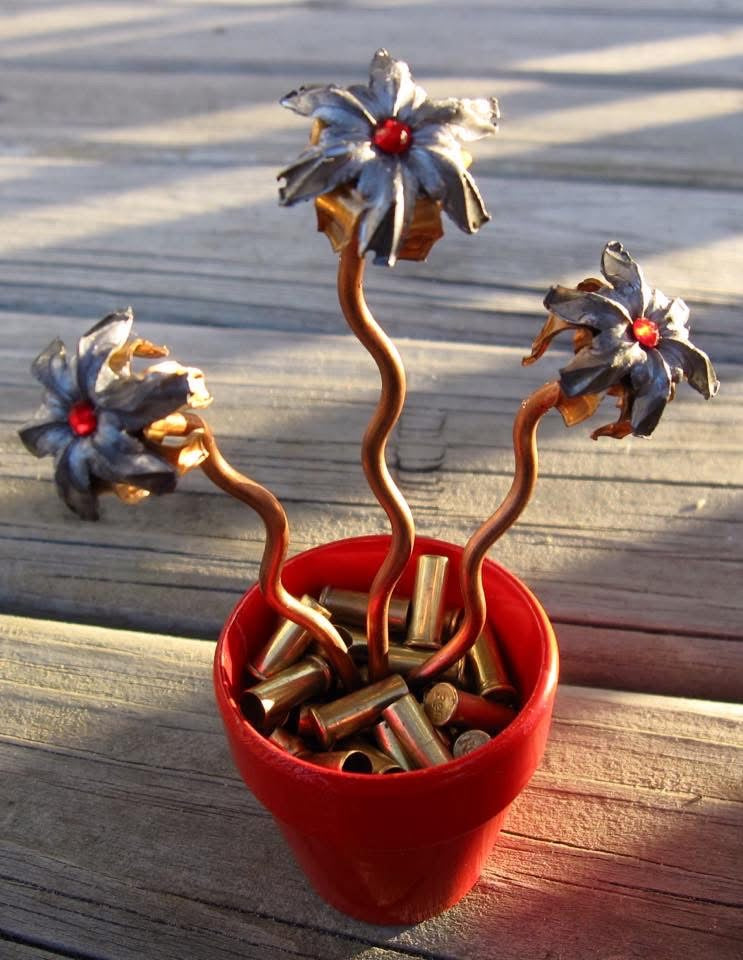Deadly Blooms Handcrafted Flower Pot