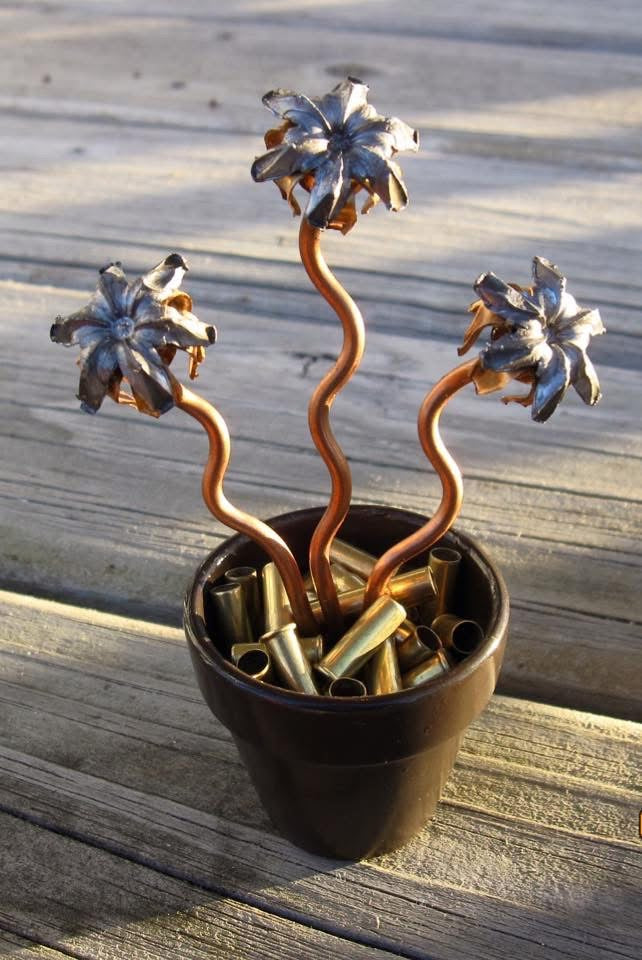 Deadly Blooms Handcrafted Flower Pot