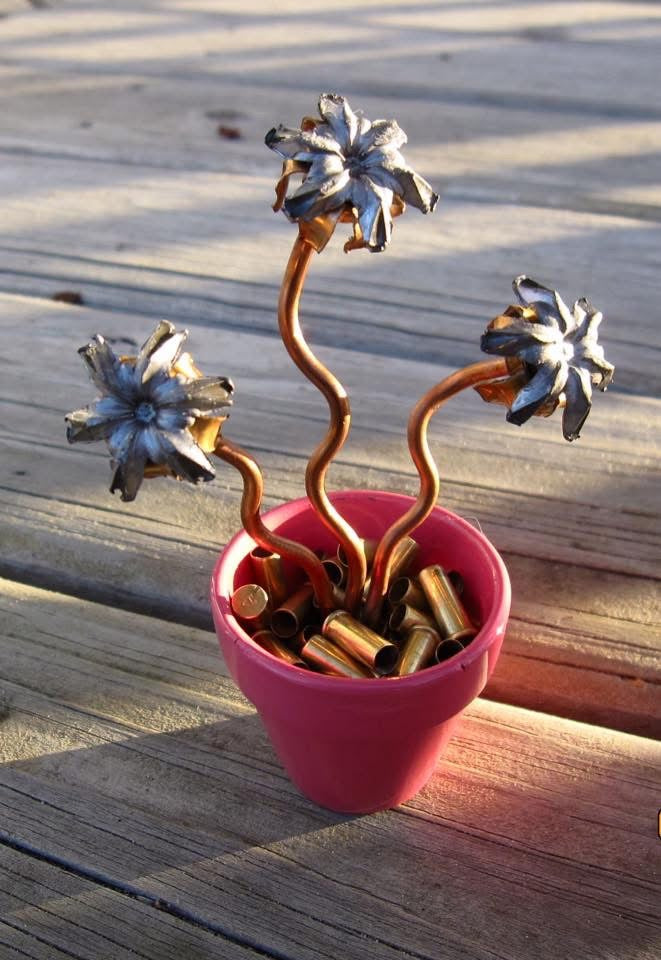 Deadly Blooms Handcrafted Flower Pot