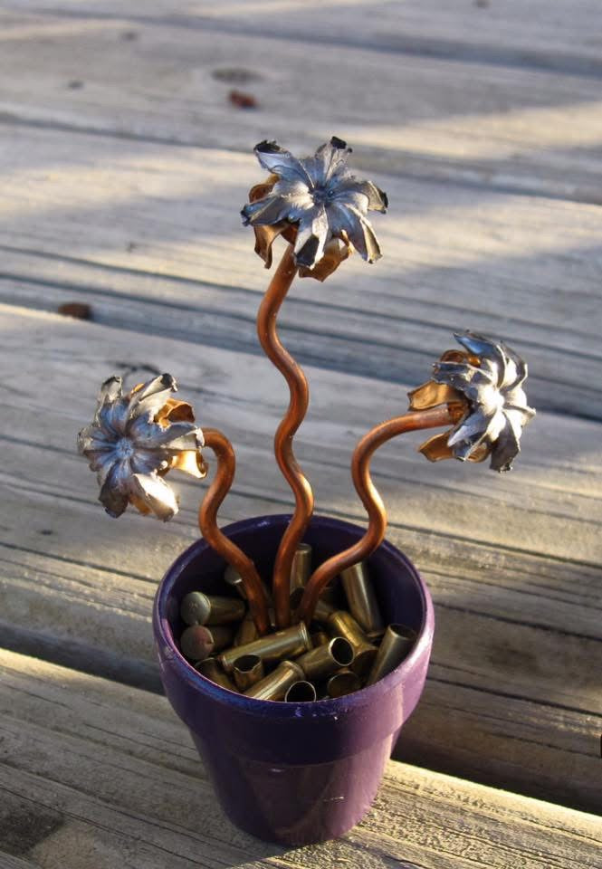 Deadly Blooms Handcrafted Flower Pot