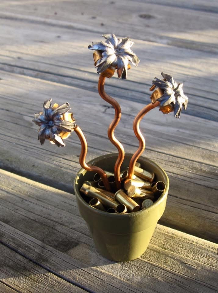 Deadly Blooms Handcrafted Flower Pot