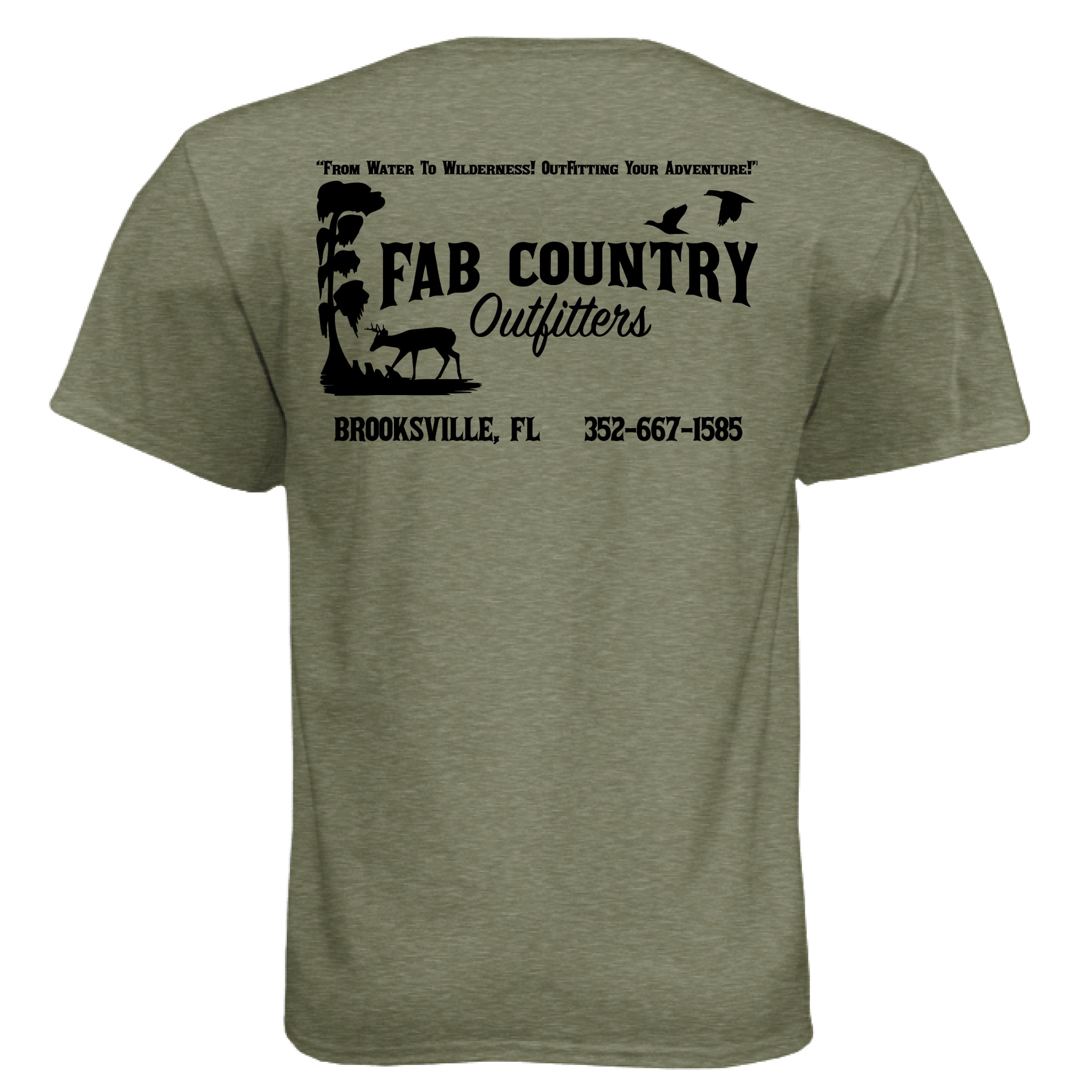 MILITARY GREEN - BACK