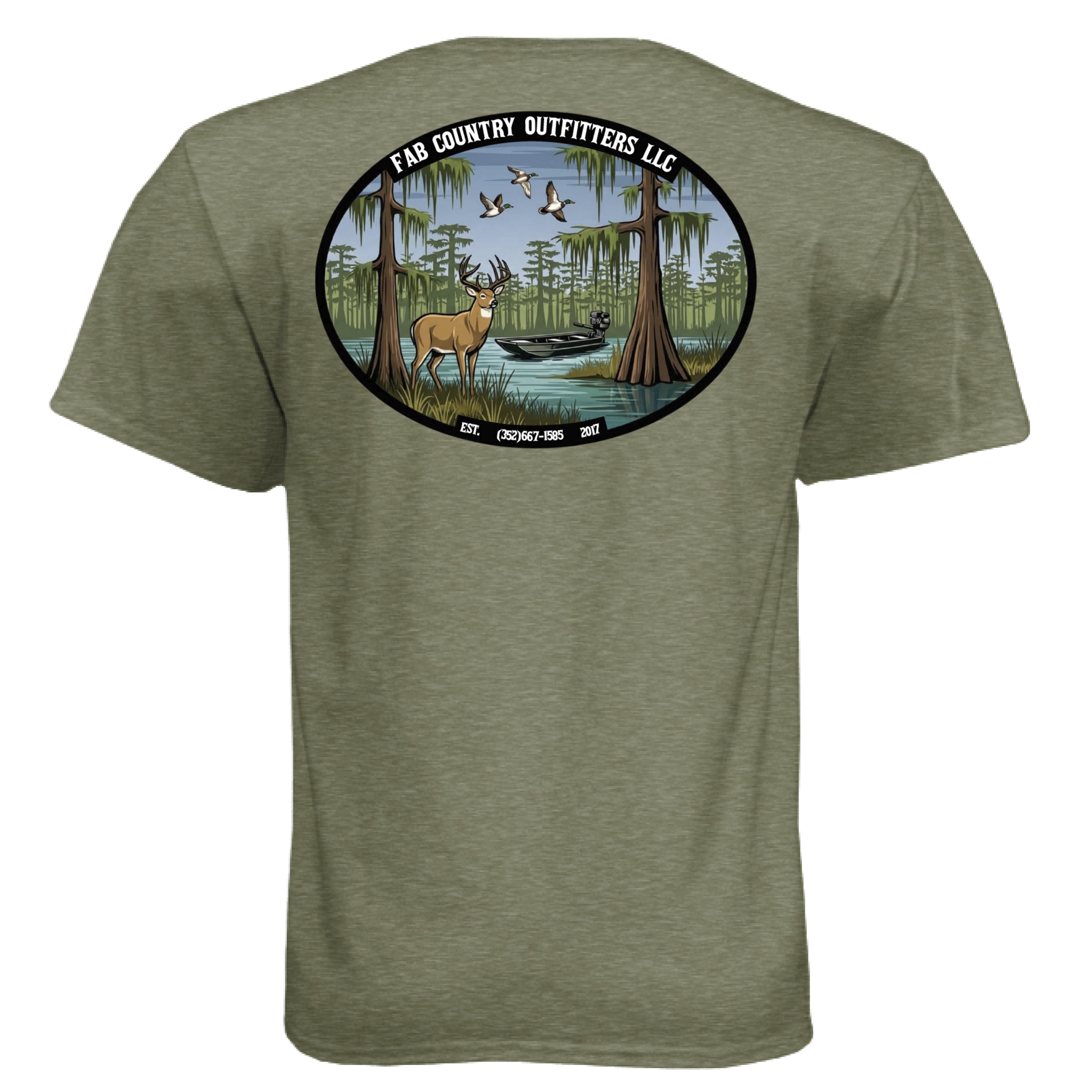 MILITARY GREEN - BACK