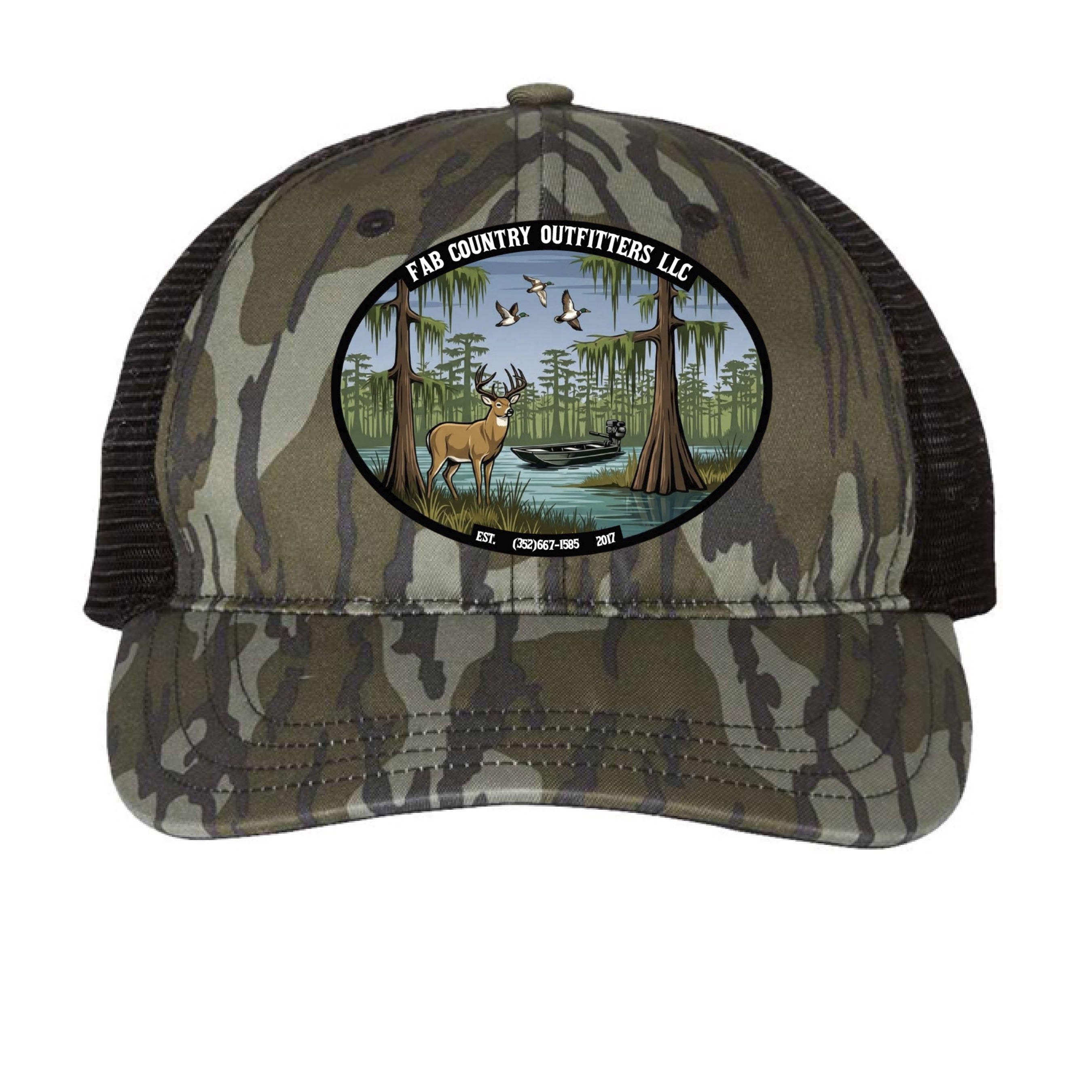 Mossy Oak Bottomland/ Black - FRONT