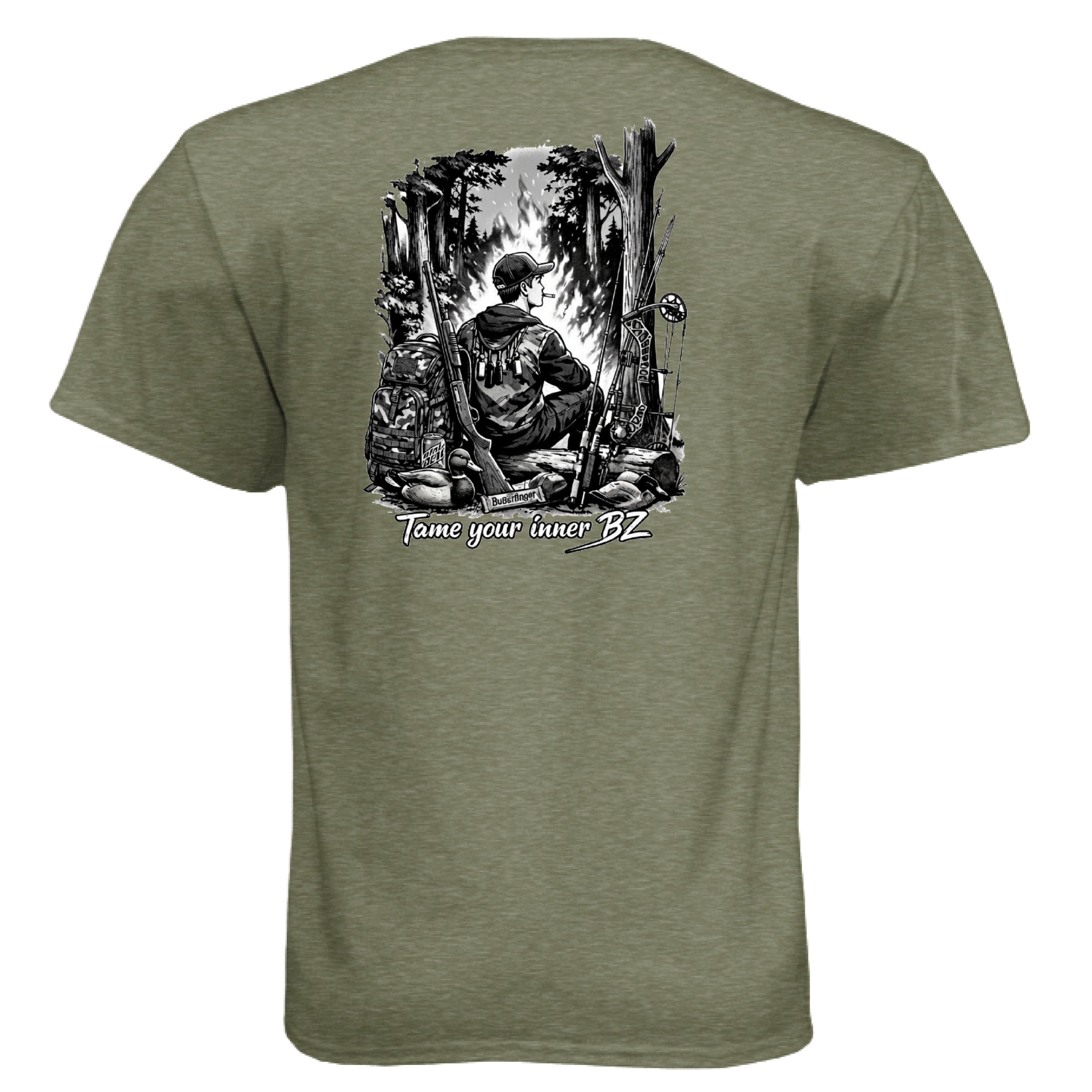 MILITARY GREEN - BACK