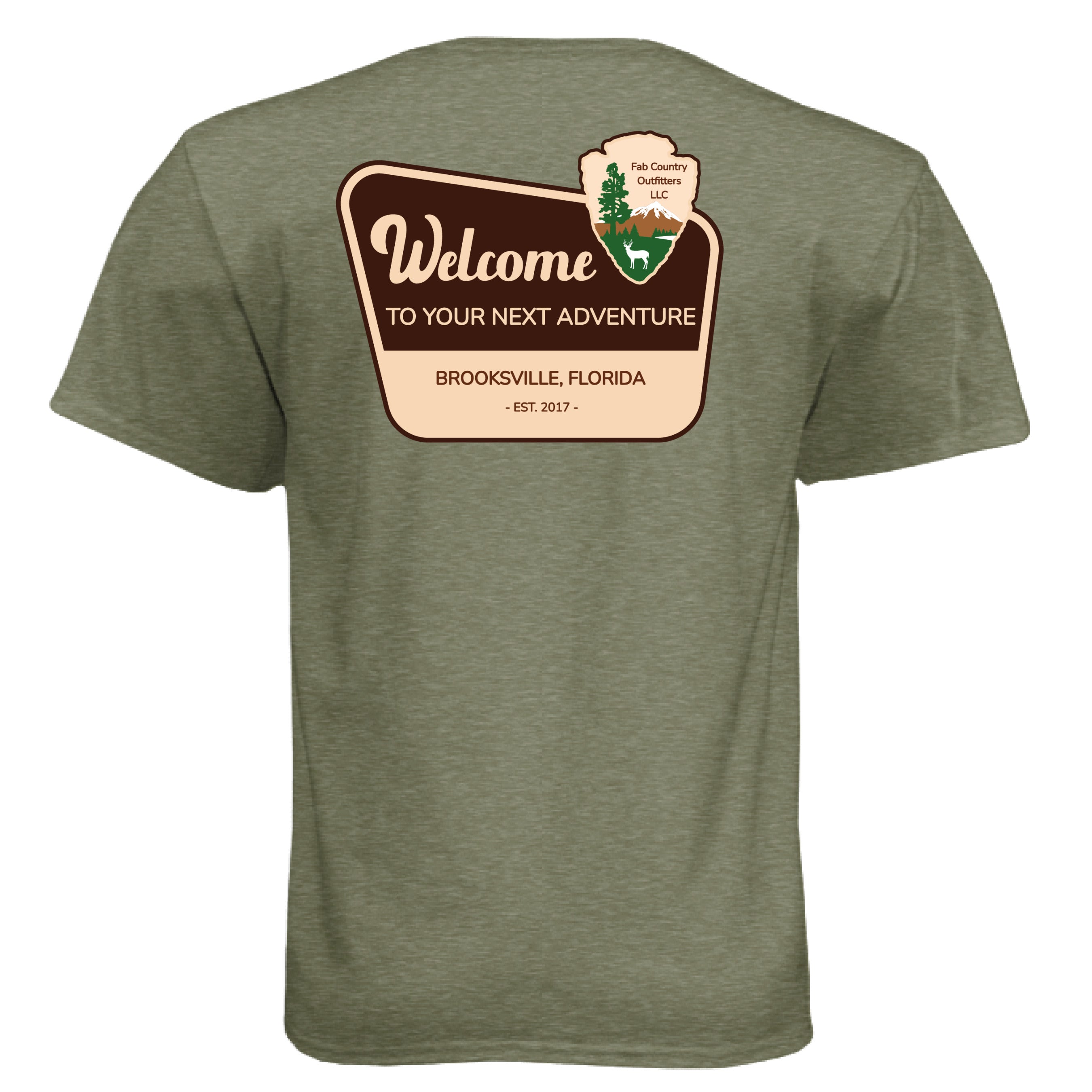 MILITARY GREEN - BACK
